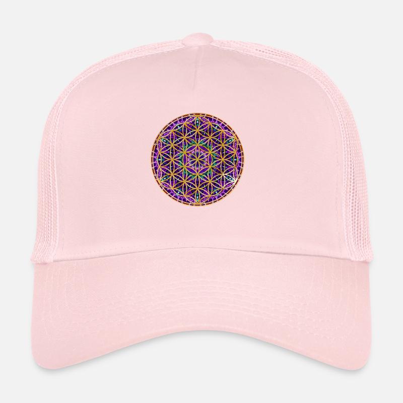 Fleur de la vie - Mandala Casquette trucker 