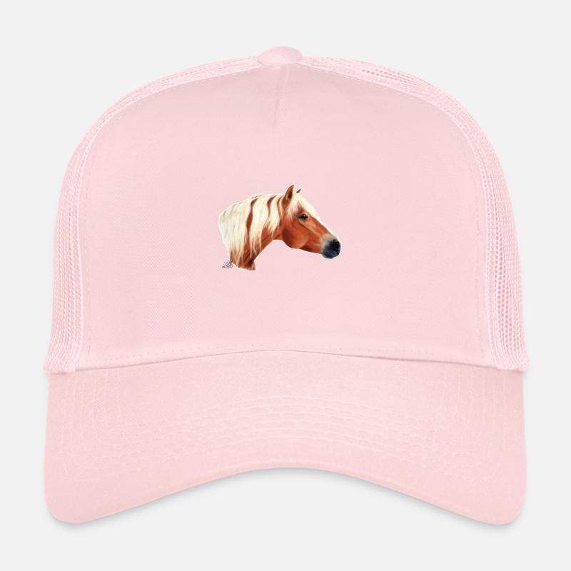 Haflinger Pferd / horse Casquette trucker 