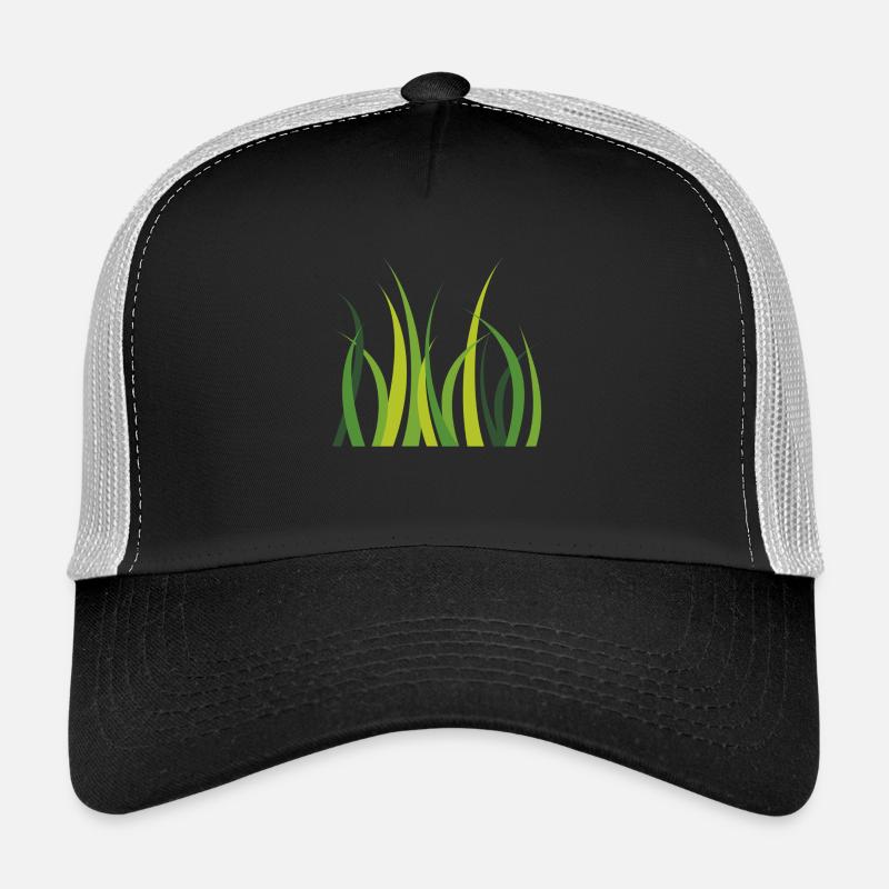 herbal - Trucker Cap - black/stone grey