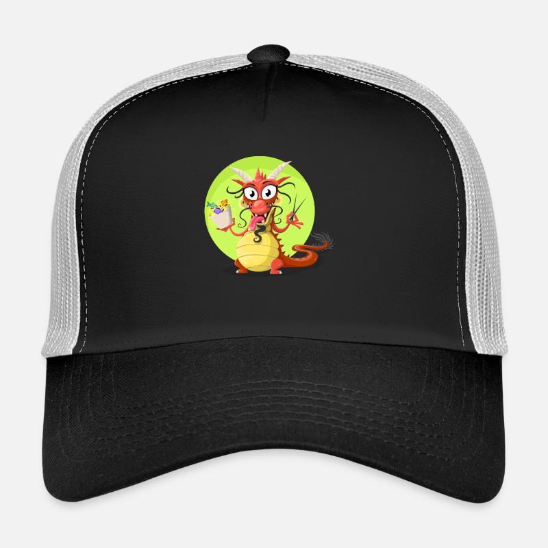 dragon - Trucker Cap - black/stone grey