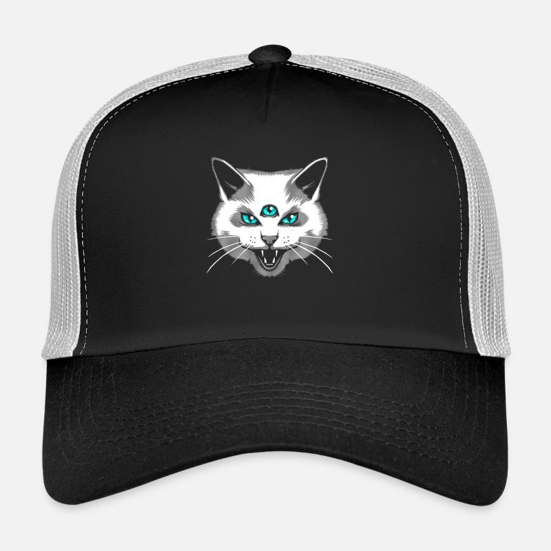 Third Eye Meow Trucker Cap