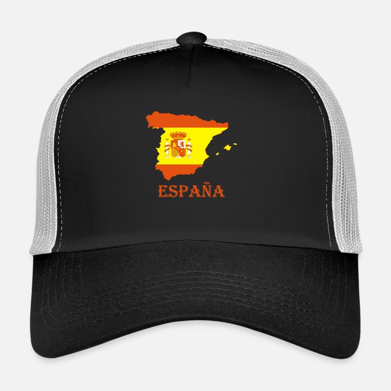 España - Trucker Cap - Schwarz/Steingrau