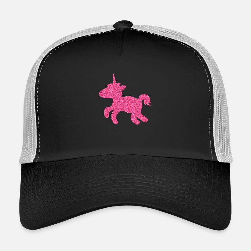 Glitzerndes niedliches Einhorn Trucker Cap