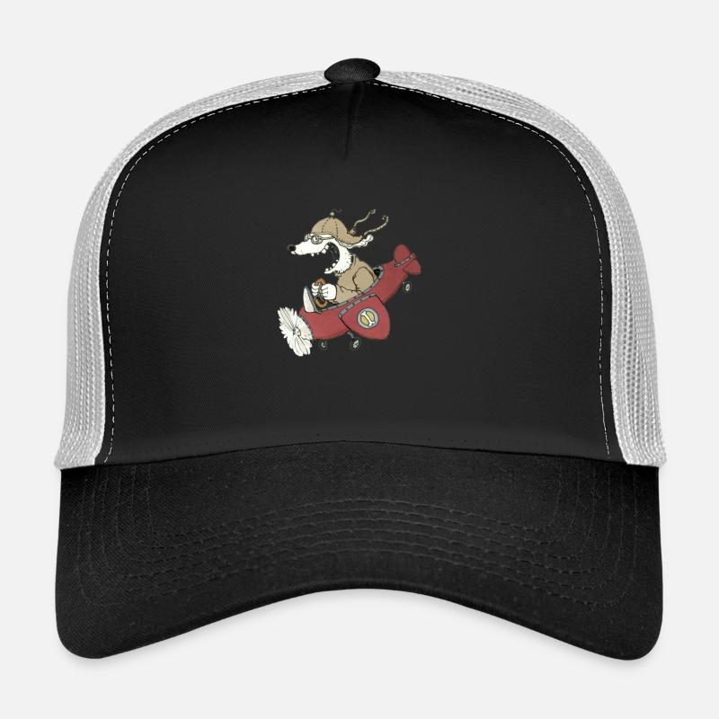 Flughund - Trucker Cap - Schwarz/Steingrau