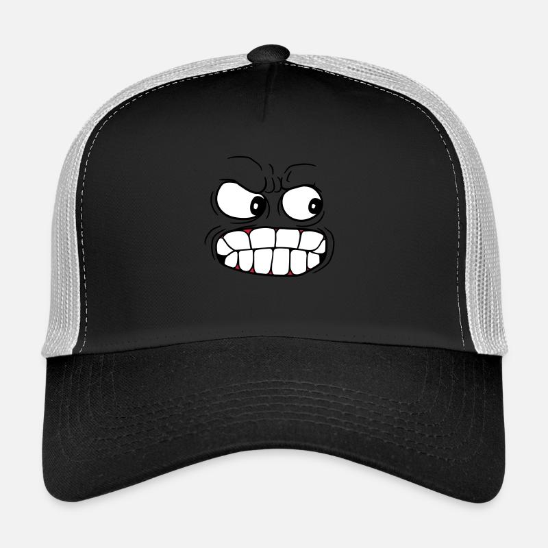 tête face au mal le mal Casquette trucker 