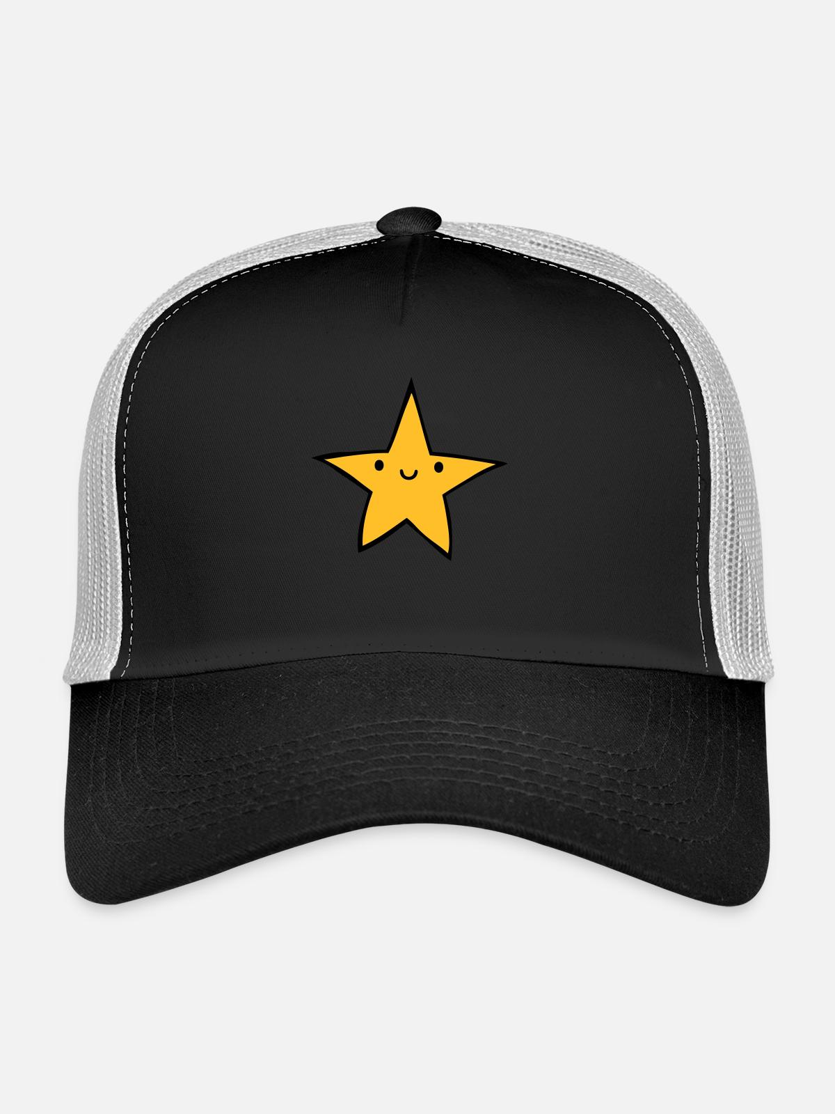 Dear friendly starlet - Trucker Cap - black/stone grey - Front