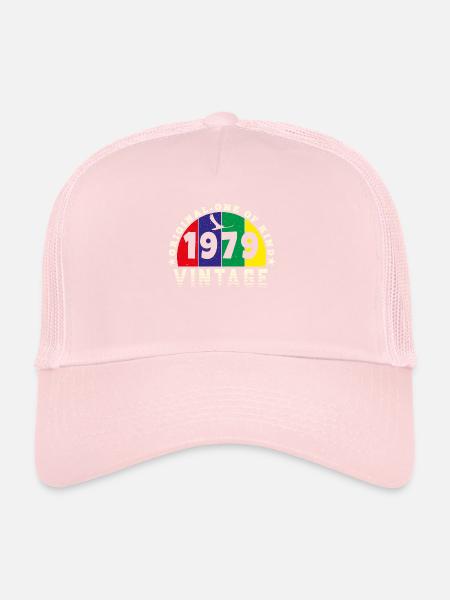 Vintage 1979 Retro - Bursdag - Trucker Cap - pale pink - Front
