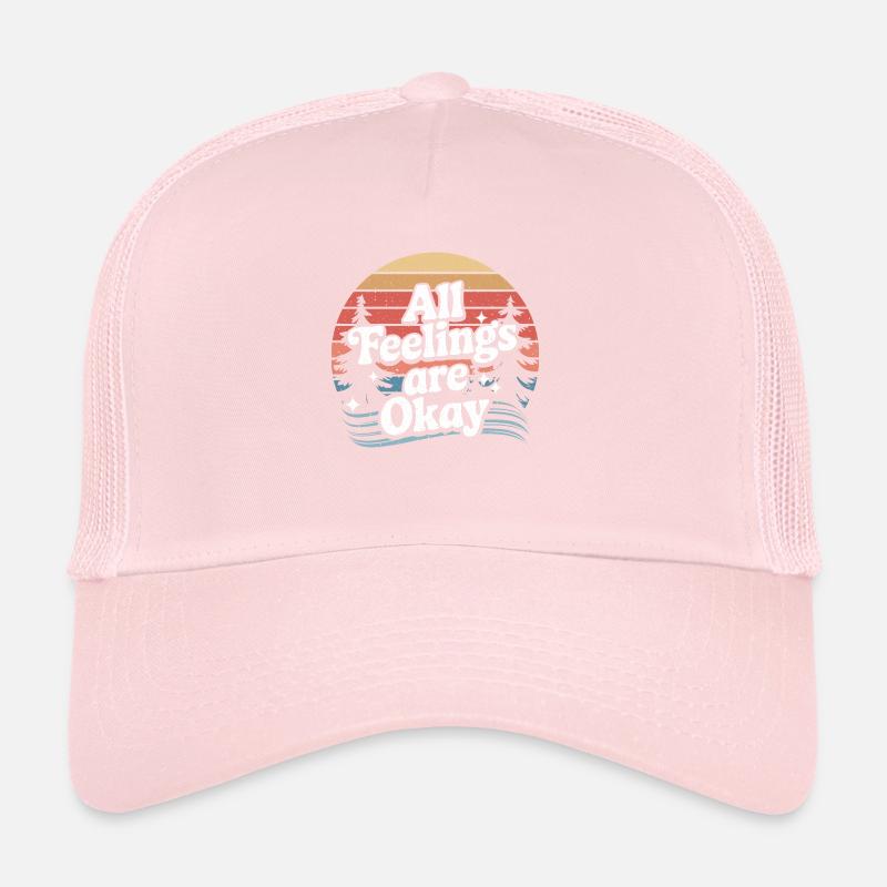 Dicton de santé mentale pour la pleine conscience Casquette trucker 