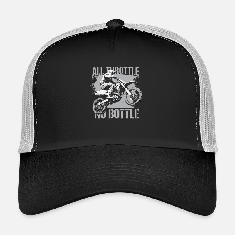 Motocross – Only full throttle counts Trucker Cap