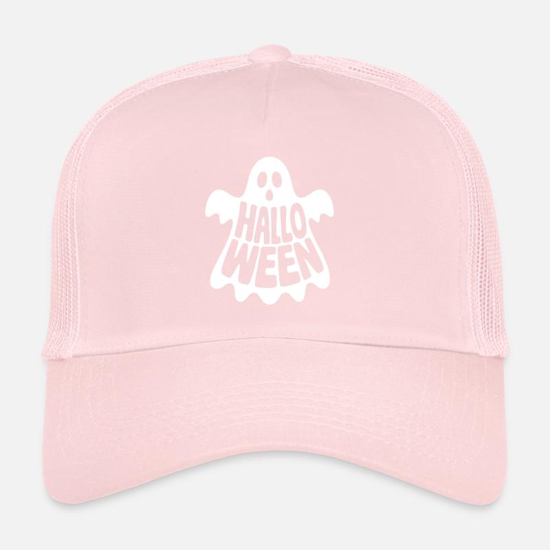 Fantôme d’Halloween - Logo effrayant Casquette trucker 