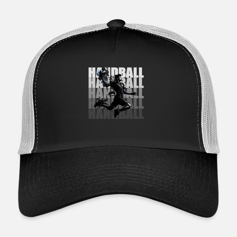 Handball - Trucker Cap - Schwarz/Steingrau