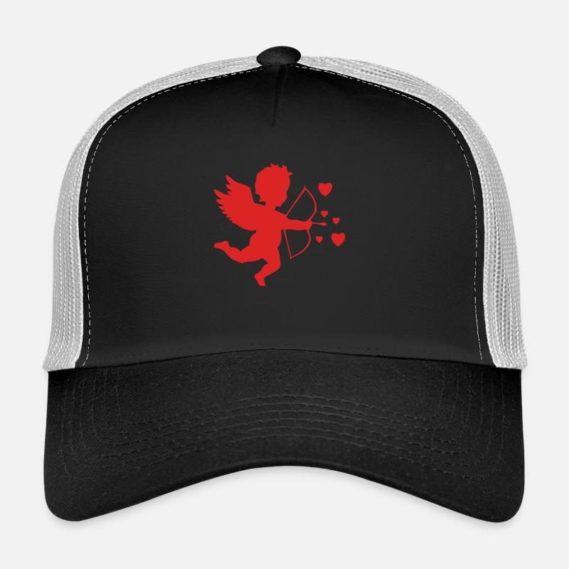 cupid - Casquette trucker  - noir/gris pierre
