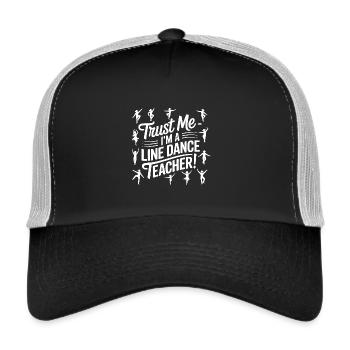 Line Dance Instructor - Trust Me - Trucker Cap - black/stone grey - Front