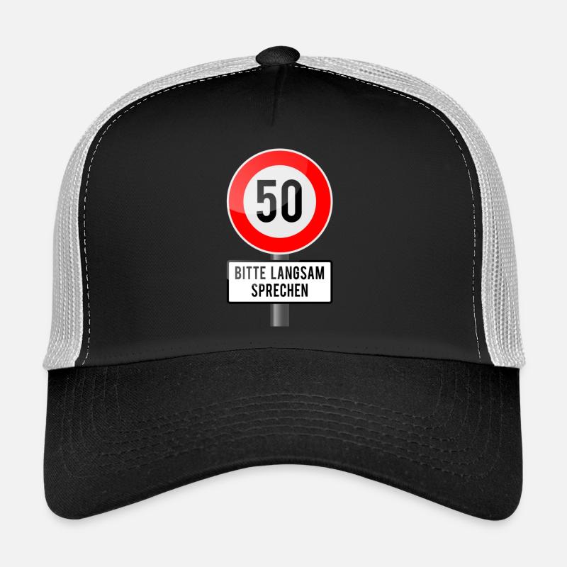 50 years shield slowly Trucker Cap
