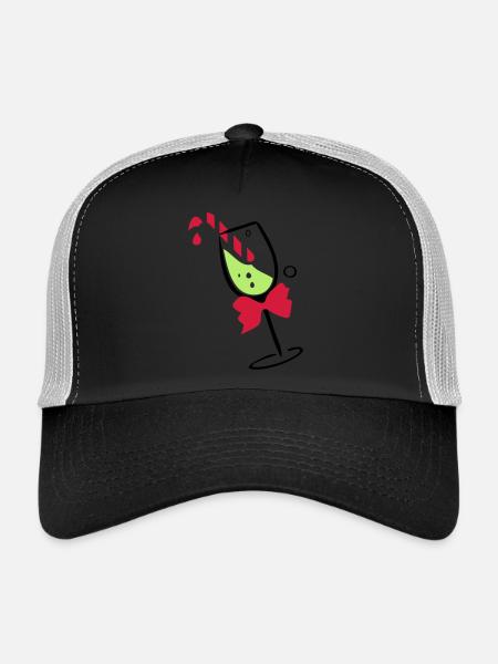 Christmas drink - Trucker Cap - black/stone grey - Front
