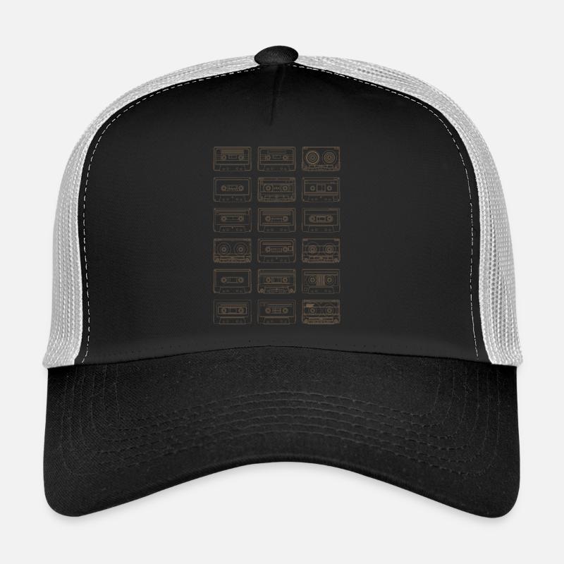 Cassette Audio K7 Casquette trucker 