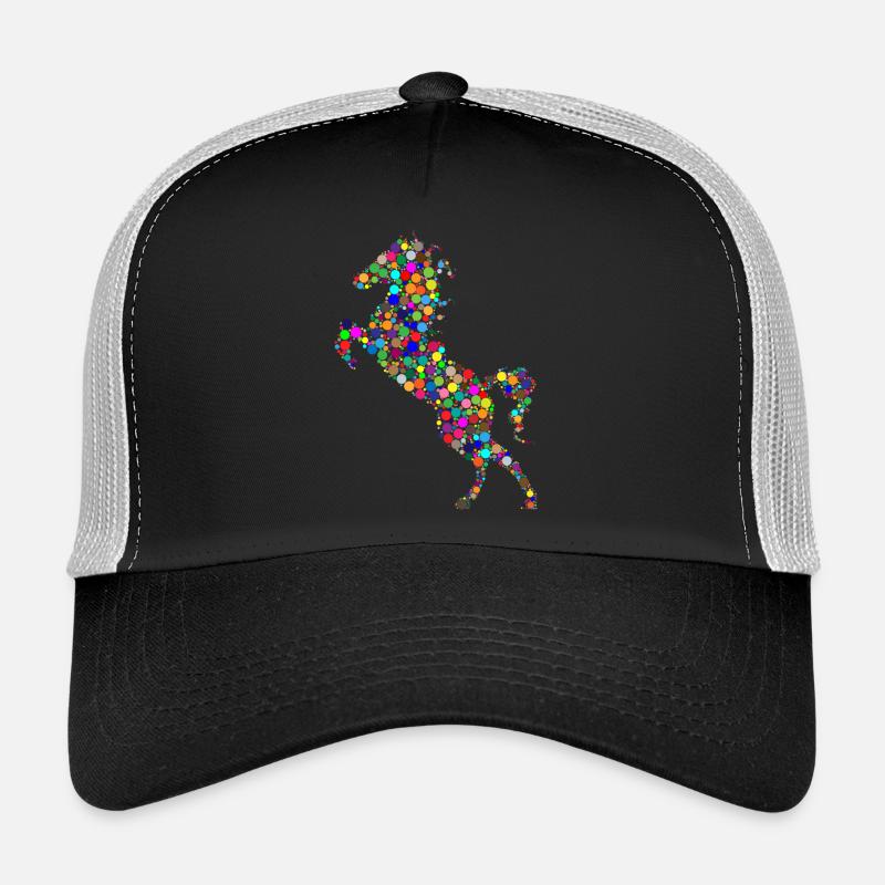buntes springendes Pferd Trucker Cap