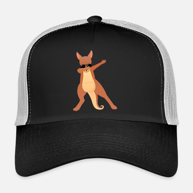 Dabbing Kangaroo With Sunglasses - Cool Gift Casquette trucker 