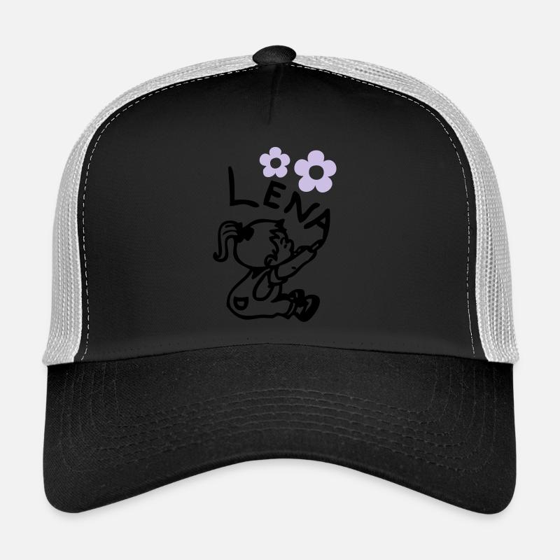 naam lena © - Trucker Cap - Schwarz/Steingrau