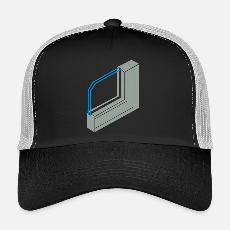 aluminum profile window Trucker Cap