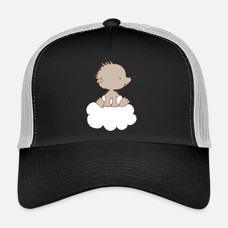 Hérisson de bébé sur un nuage Casquette trucker 