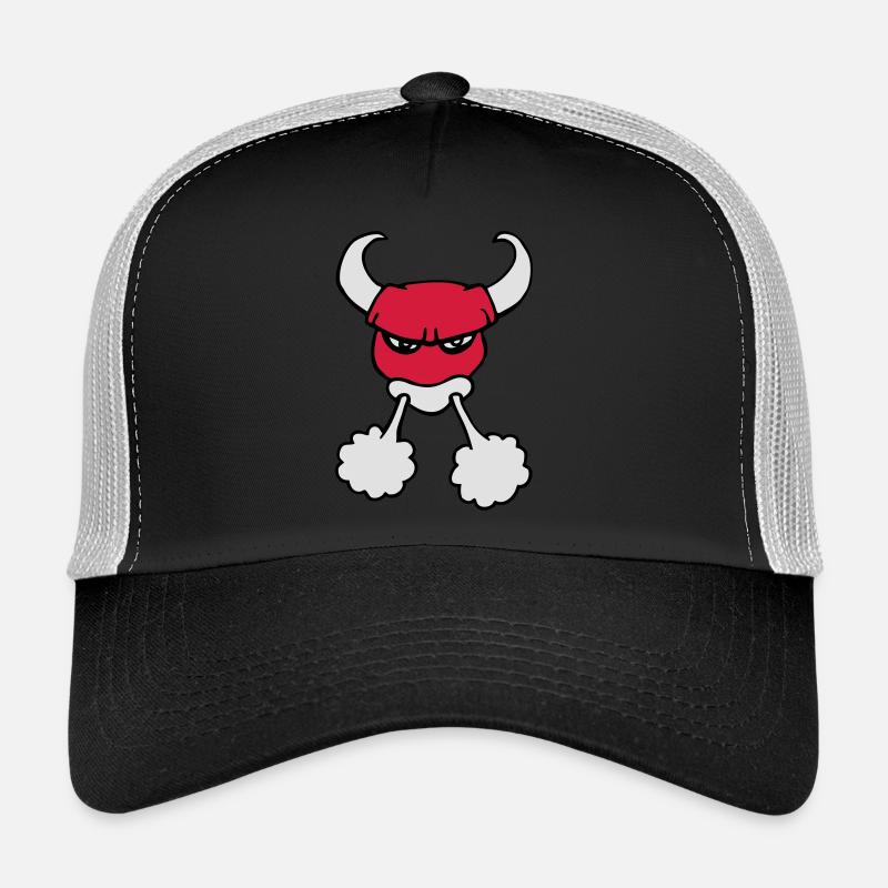 taureau angry bull comics animal from Chicago Casquette trucker 