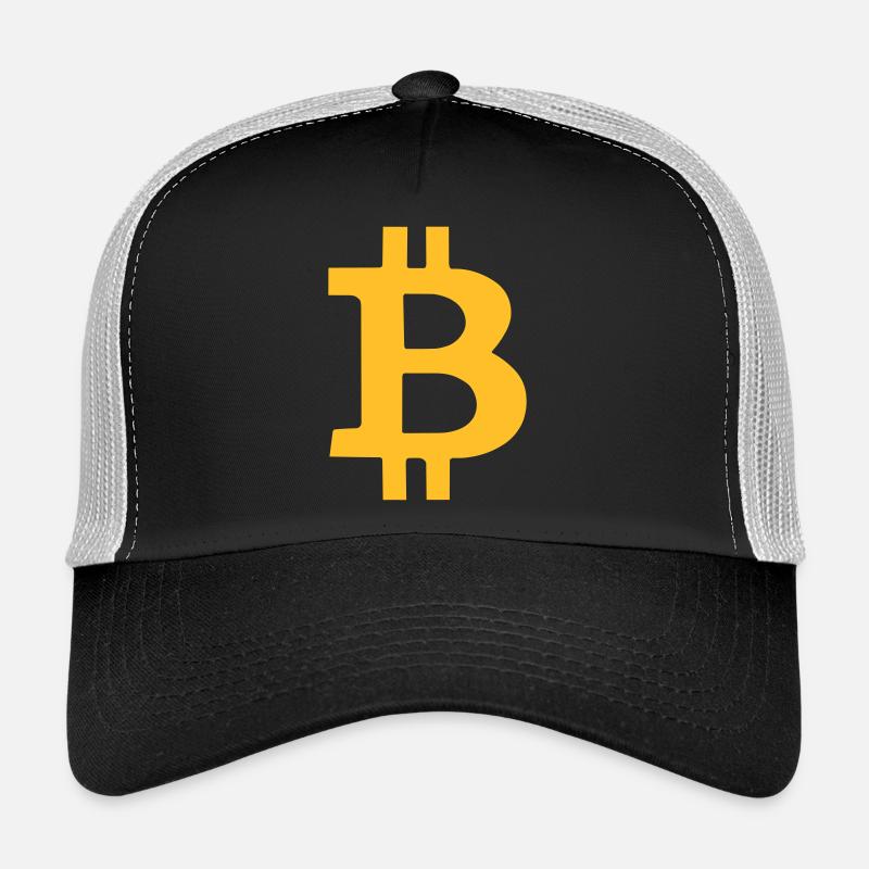 bitcoin - Trucker Cap - black/stone grey