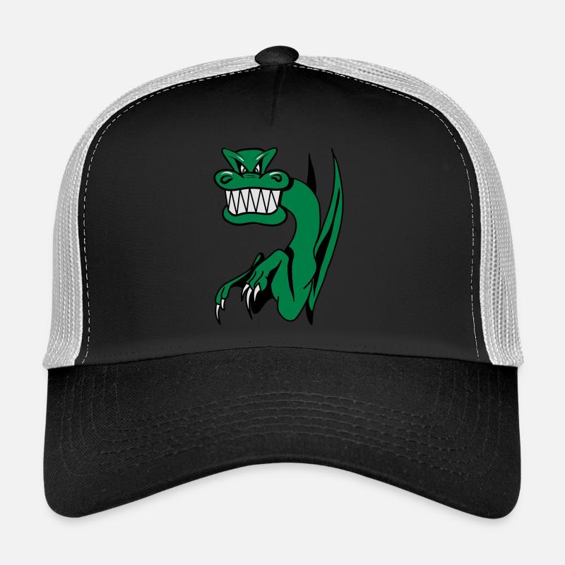 Drache miee laune böse witzig Cool Comic Trucker Cap
