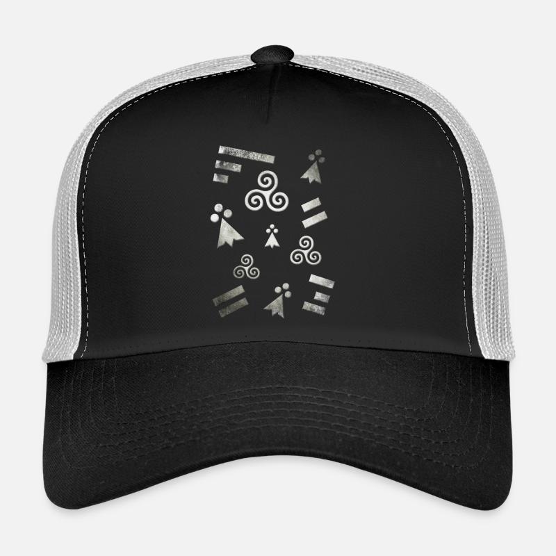 Breizh Bretagne Blanc 2 Casquette trucker 
