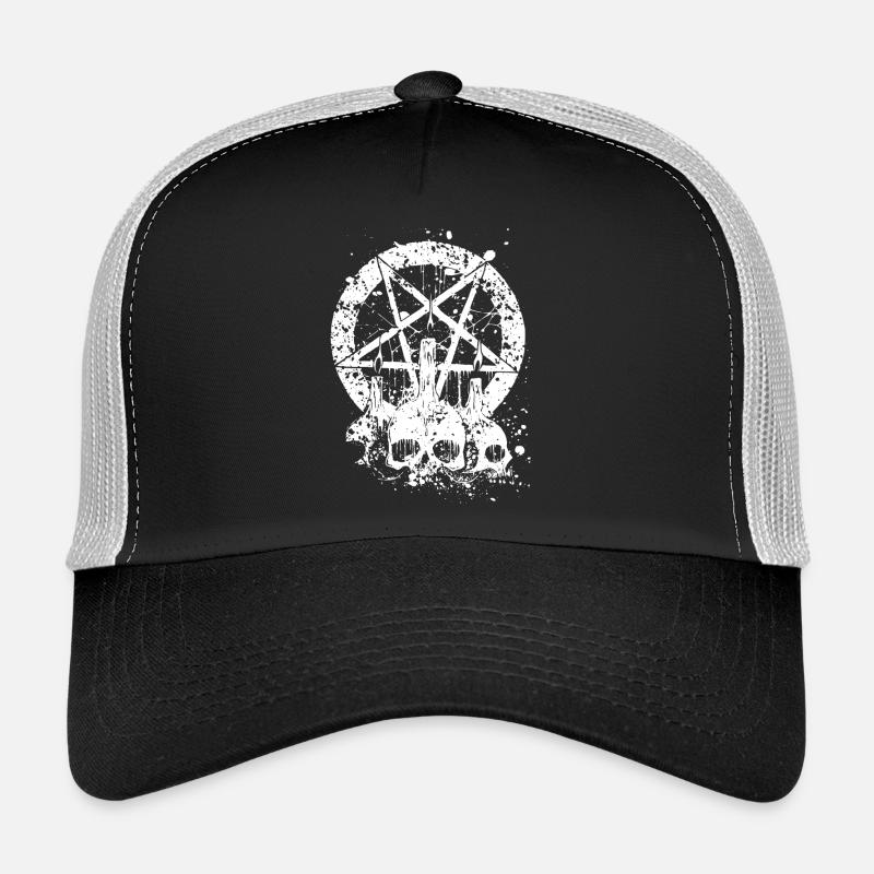 Gothic Skull Trucker Cap