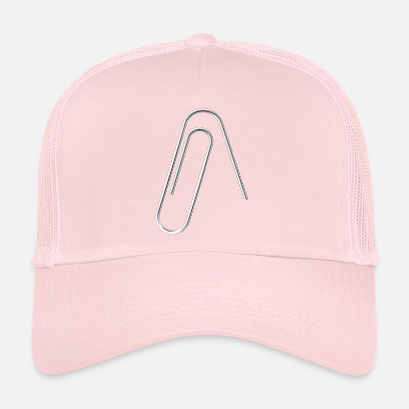 Paper Clip reset Helpdesk PC Technician Nerd Geek Casquette trucker 