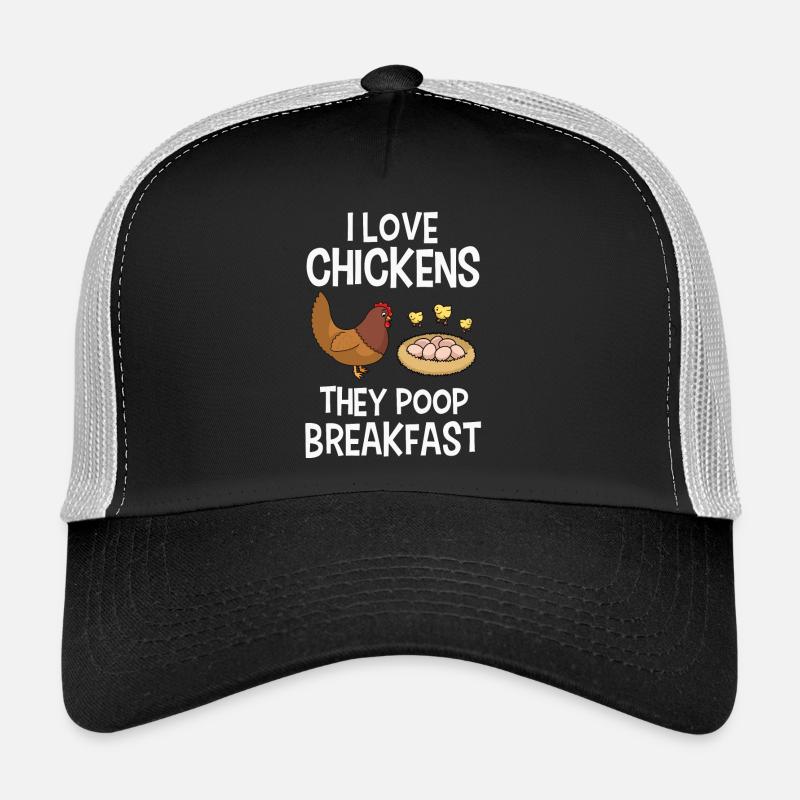 Chicken Chickens - Trucker Cap - black/stone grey