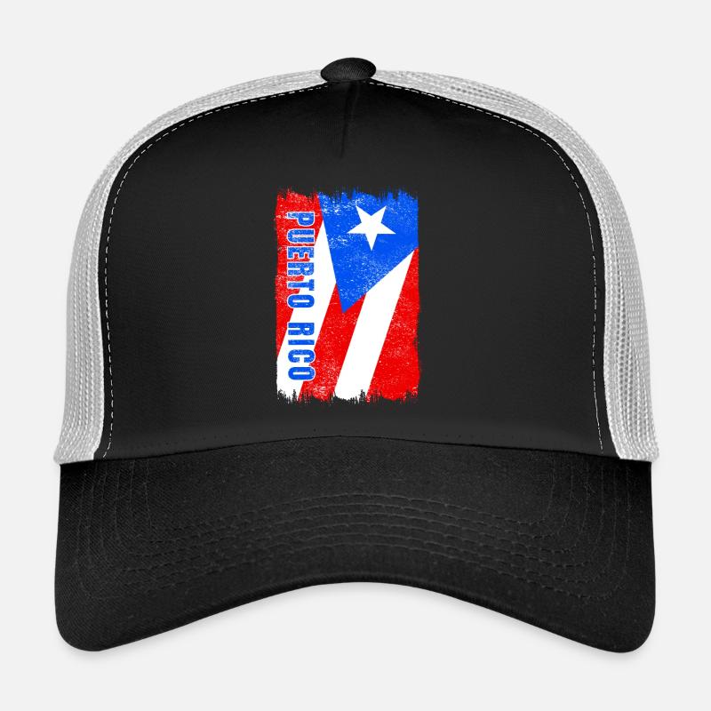 Drapeau de Porto Rico Casquette trucker 