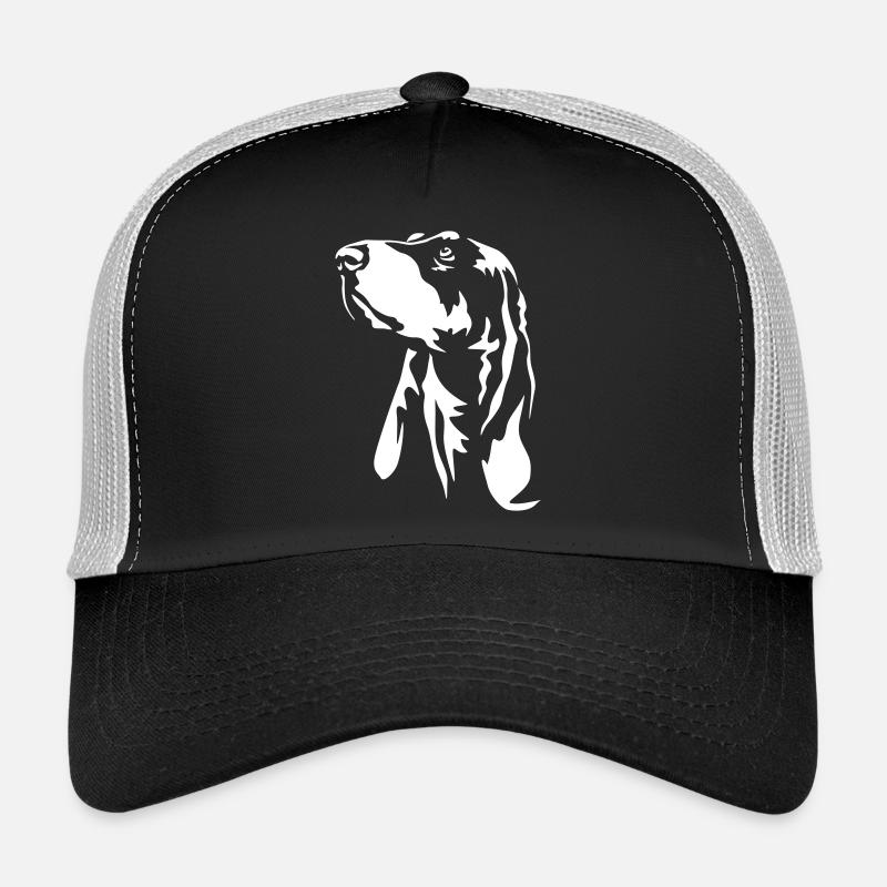 Berner Laufhund Kopf "Black Edition" Trucker Cap