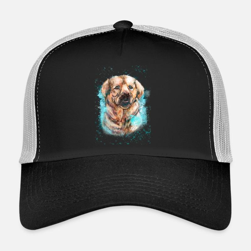 Labrador Hund. Trucker Cap
