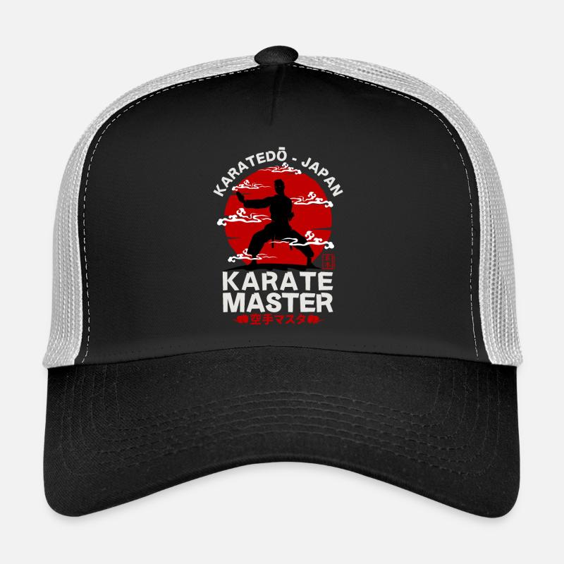 Karate master bushido japan - Trucker Cap - black/stone grey