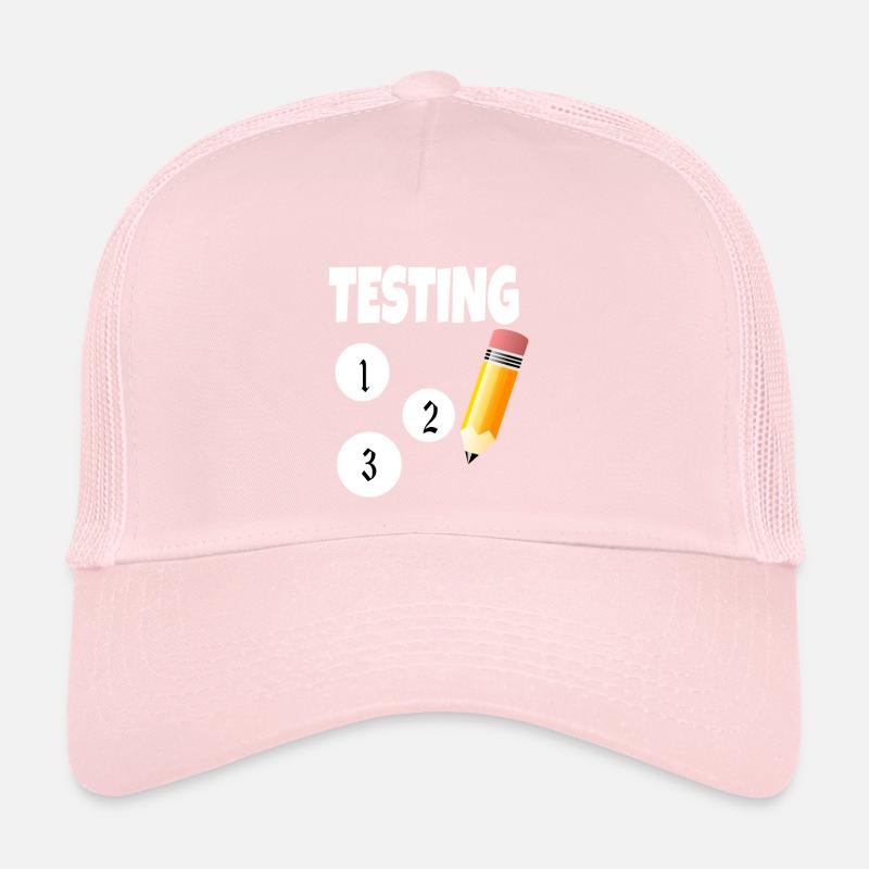 Test 123 avec un crayon Casquette trucker 