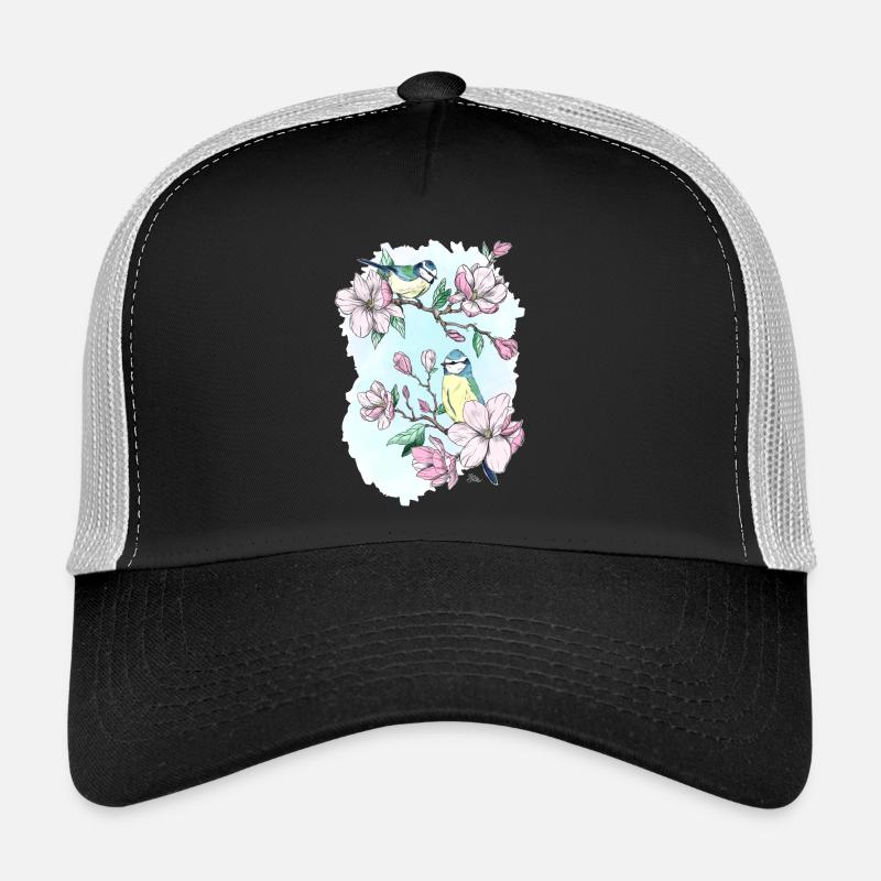 Bleu et magnolias Casquette trucker 