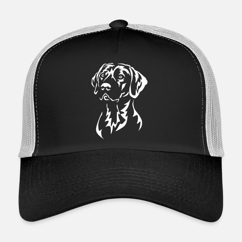Rhodesian Ridgeback Head « Black Edition » Casquette trucker 