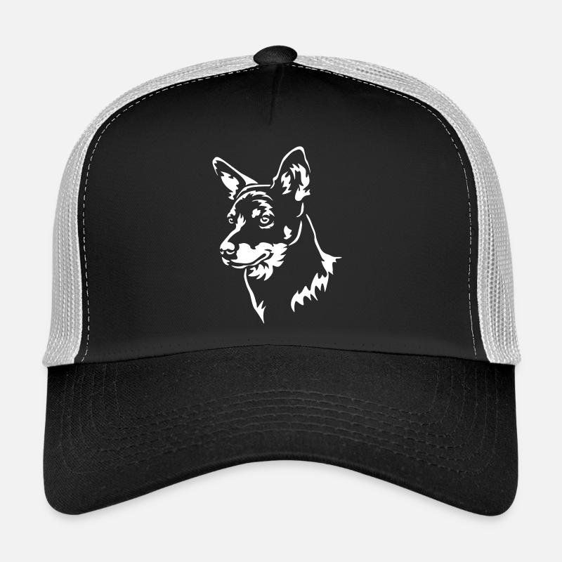 Lancashire Heeler Head « Black Edition » Casquette trucker 