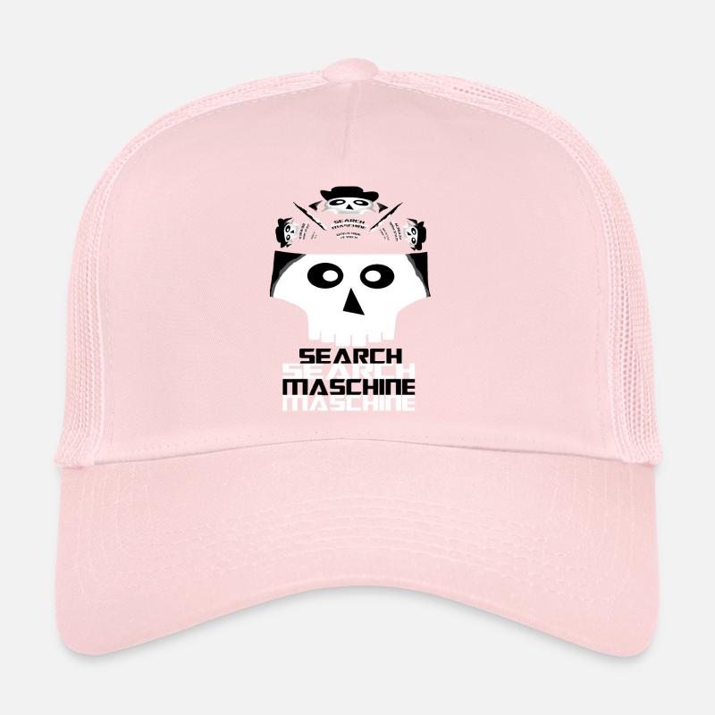 Skull Search Engine Logo Chemise Conception informatique Casquette trucker 