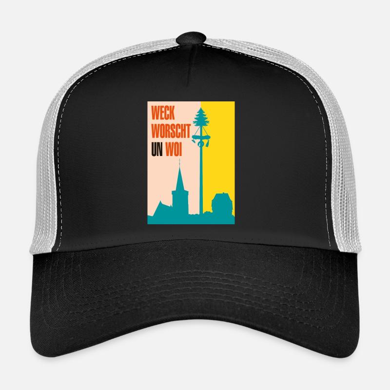 Die 3-faltigkeit der Kerb - Trucker Cap - Schwarz/Steingrau