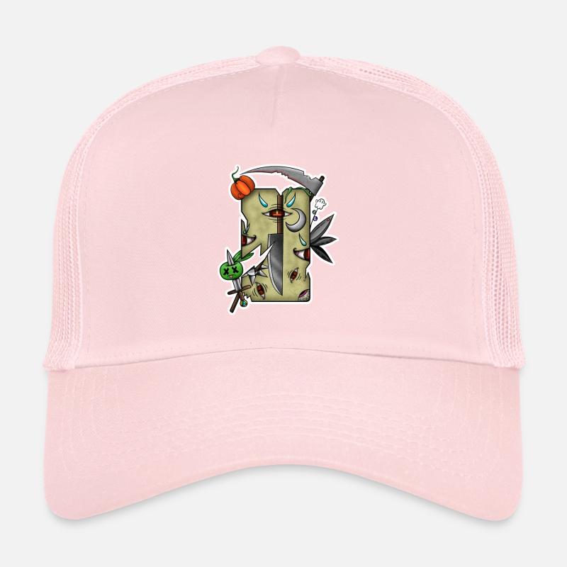 Tarot Abîmé Halloween ! Casquette trucker 