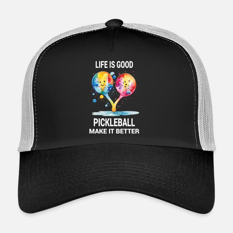 Das Leben ist gut. Pickleball mach's besser Trucker Cap