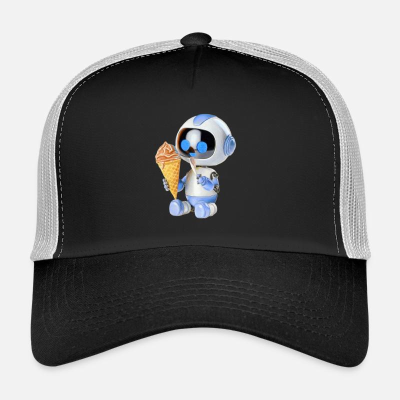 Crème glacée robot Casquette trucker 
