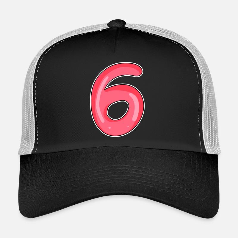 6 - Trucker Cap - black/stone grey