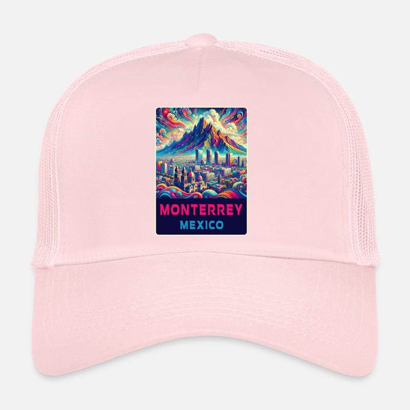 Monterrey Mexiko Design Trucker Cap
