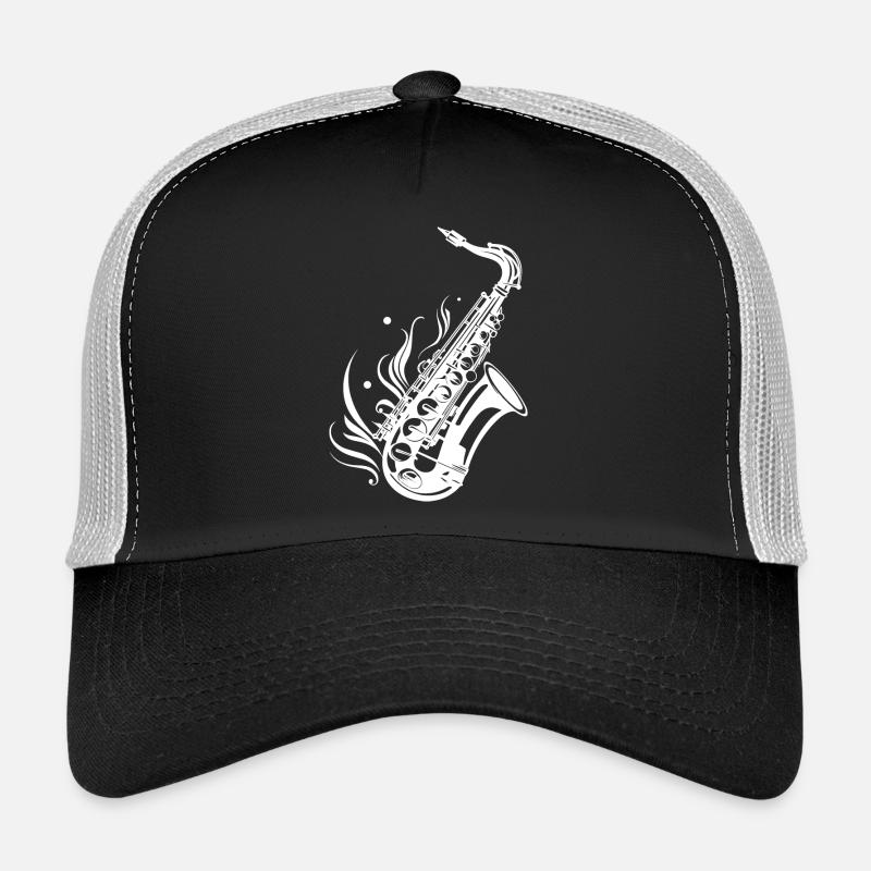 Saxophone Sketch Trucker Cap