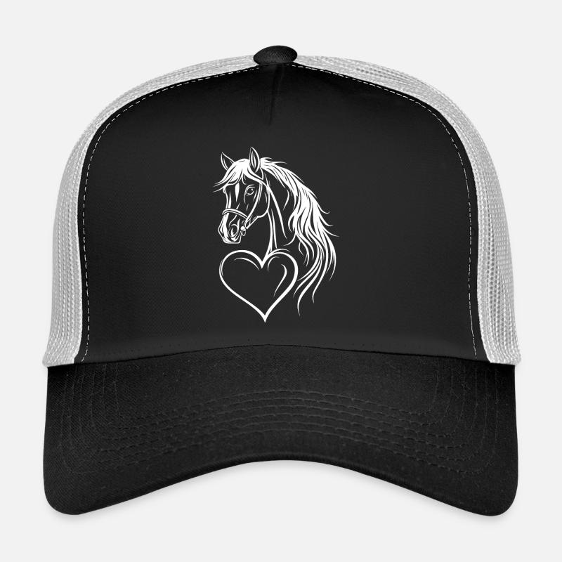 Pferd Herz Trucker Cap
