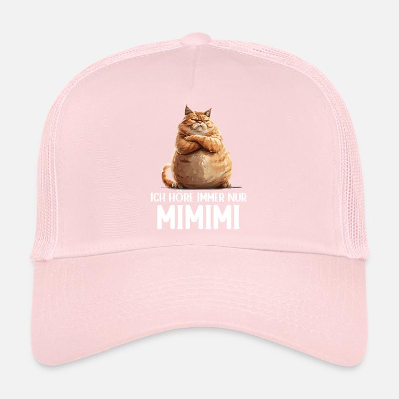 Cat Kitty I always hear Mimimi Trucker Cap